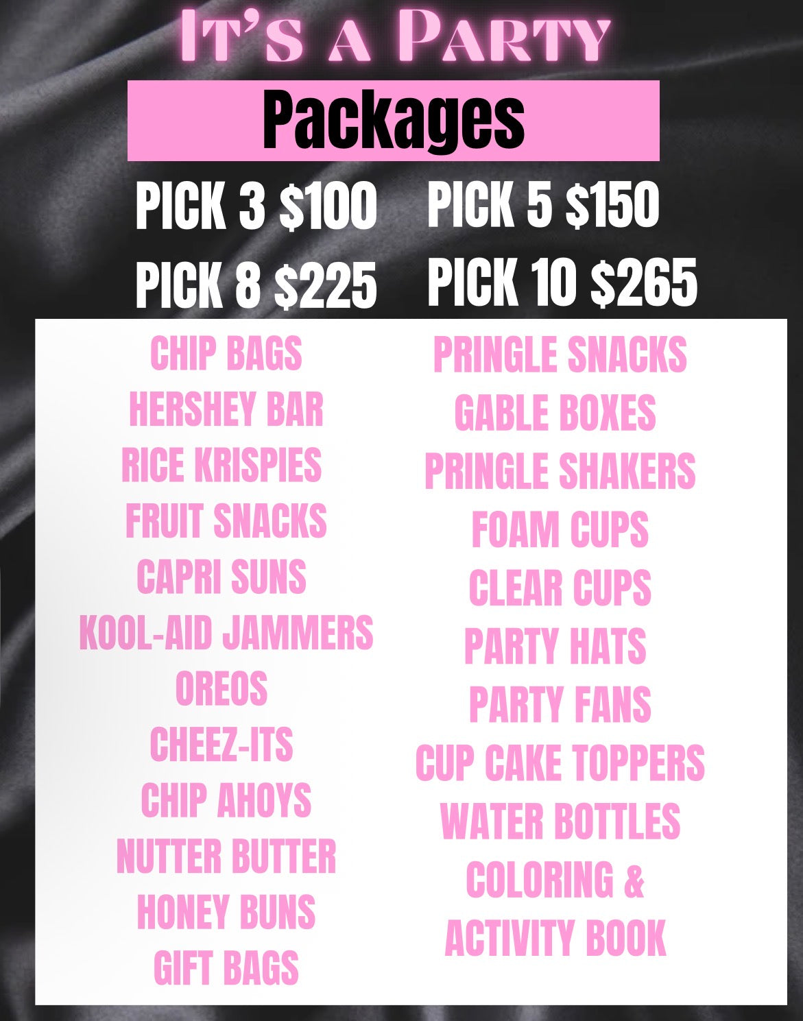 It’s a Party Package