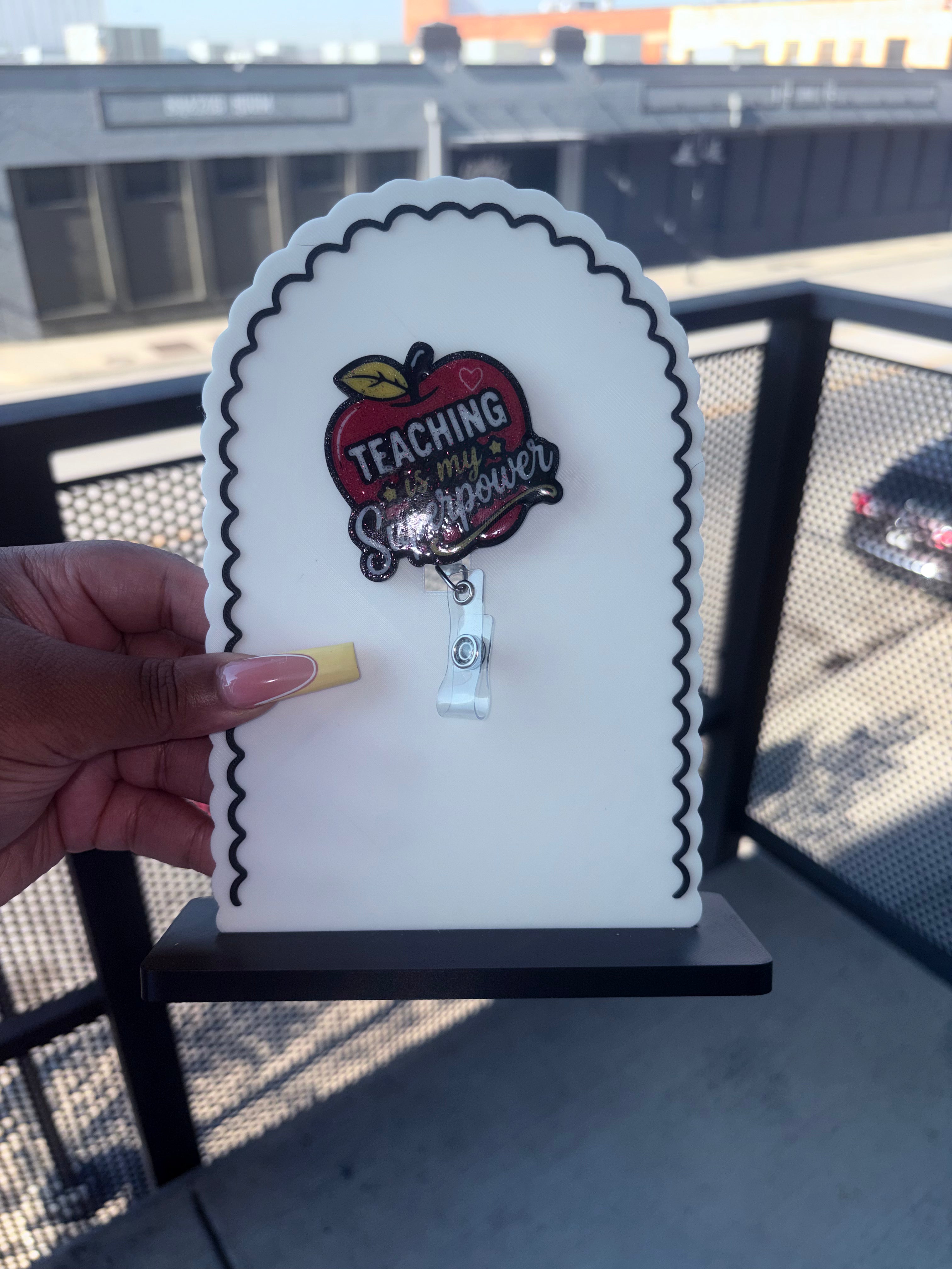 Teacher Badge Reel